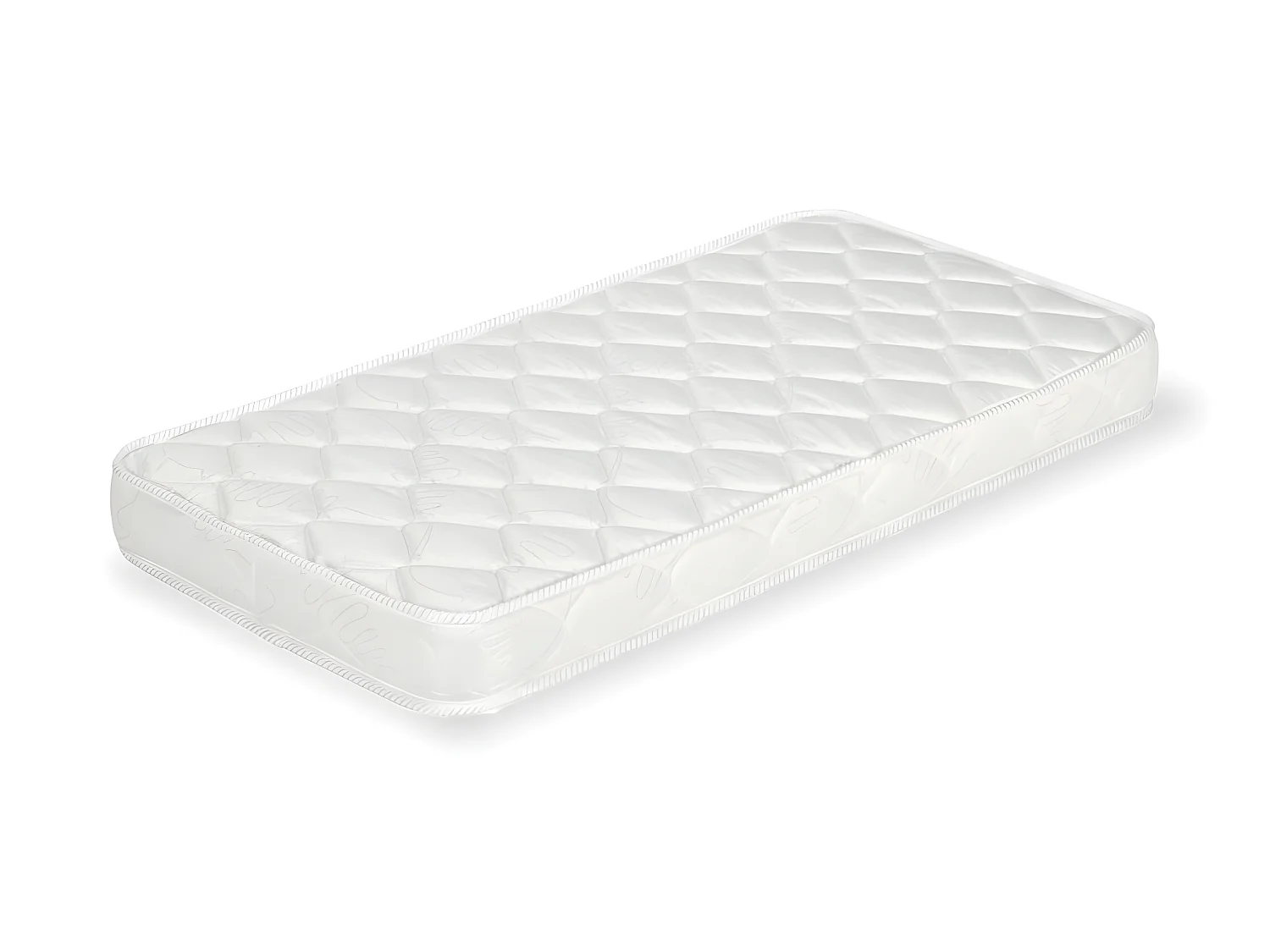 Matelas bébé 70x140 cm mousse blanc VANUA
