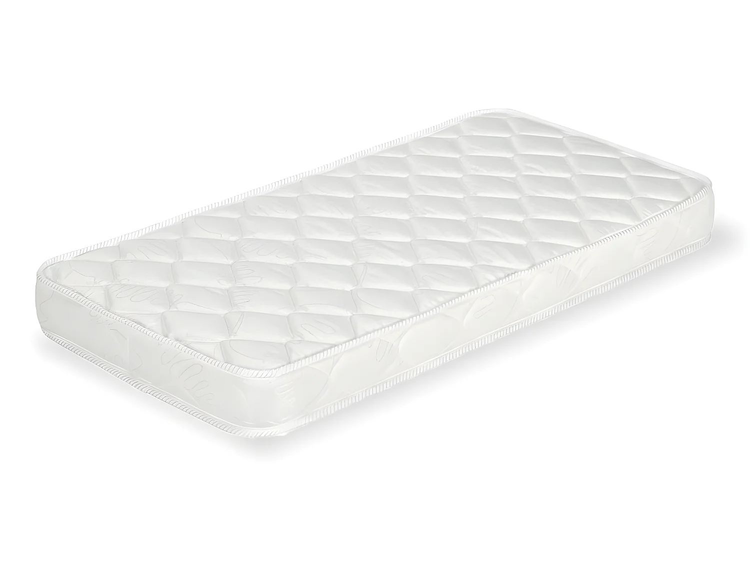 Matelas bébé 70x140 cm mousse blanc VANUA