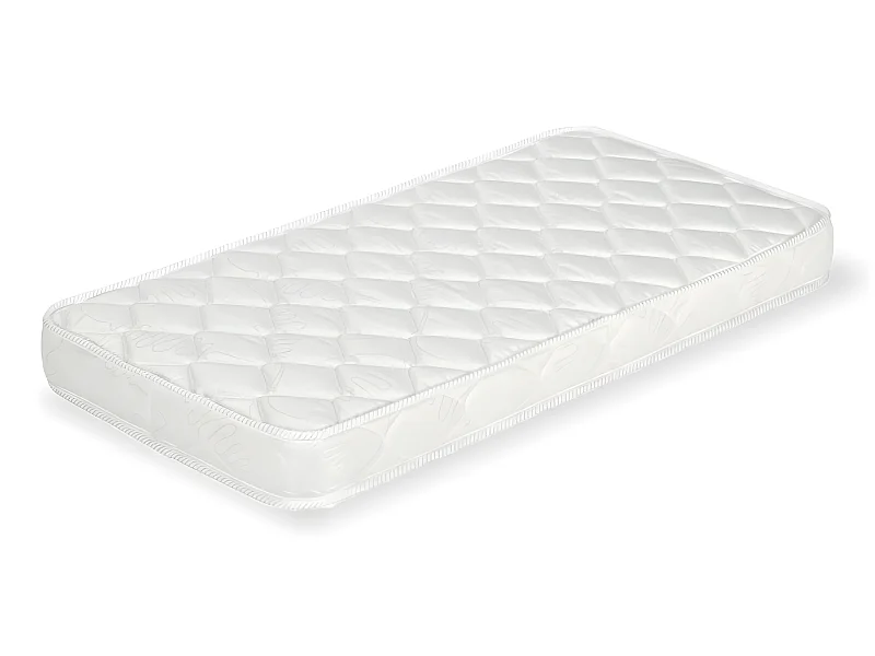 Matelas bébé 70x140 cm mousse blanc VANUA