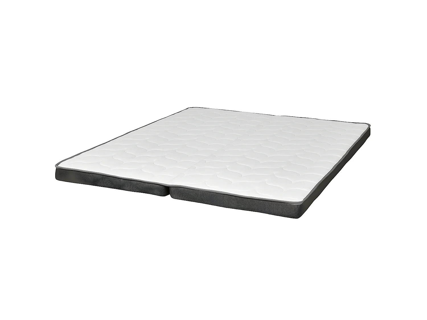Matelas pliant 80x200 cm mousse gris FOLD