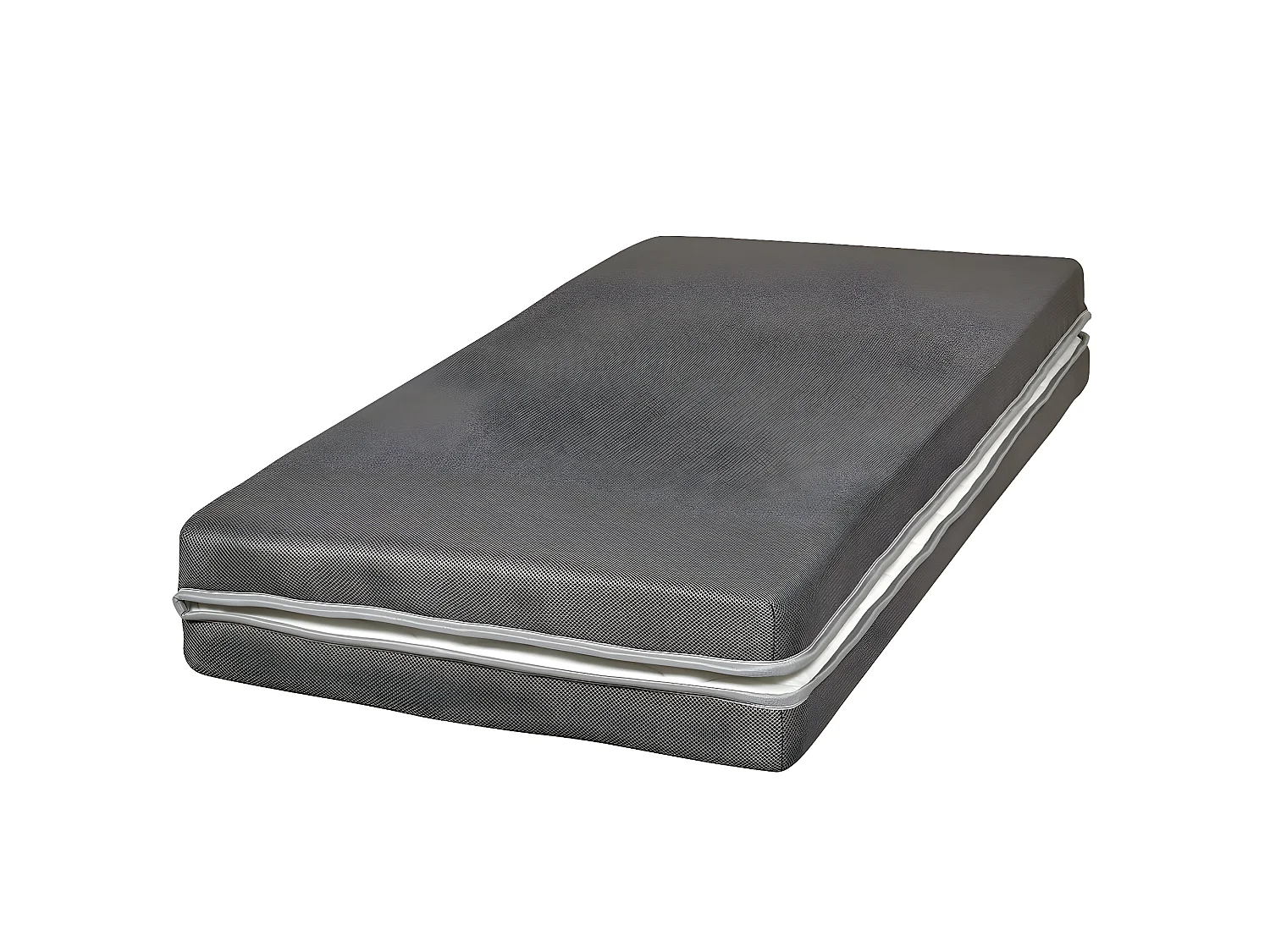 Matelas pliant 80x200 cm mousse gris FOLD