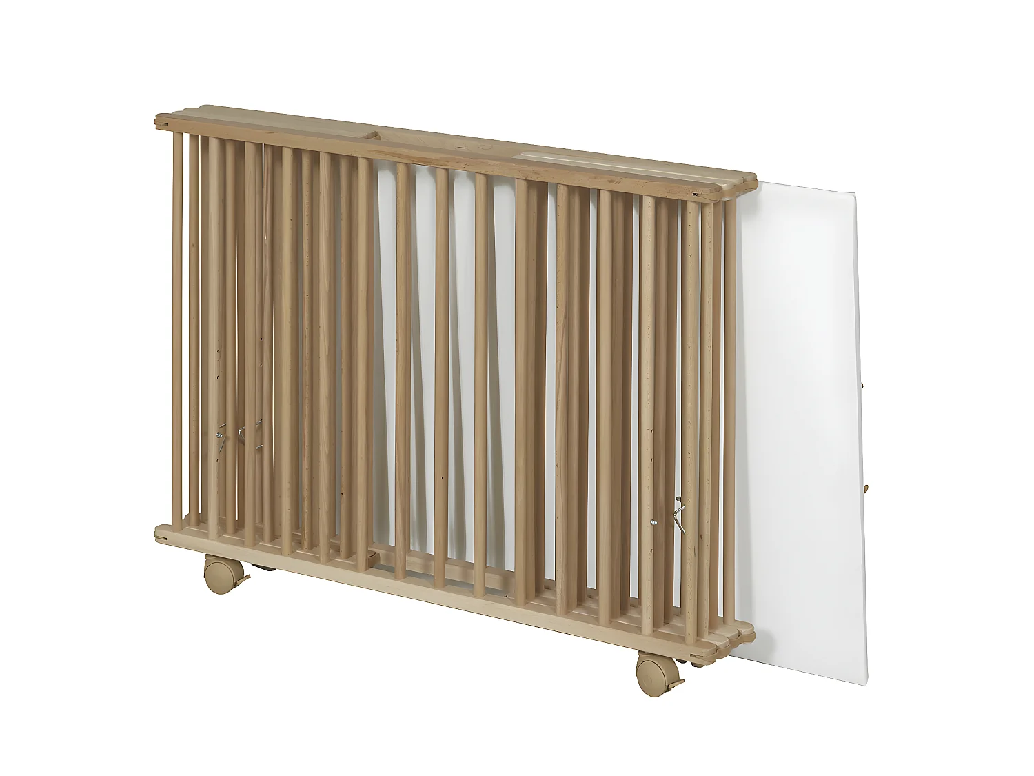 Parc bébé 75x100 cm bois massif bois HELIO