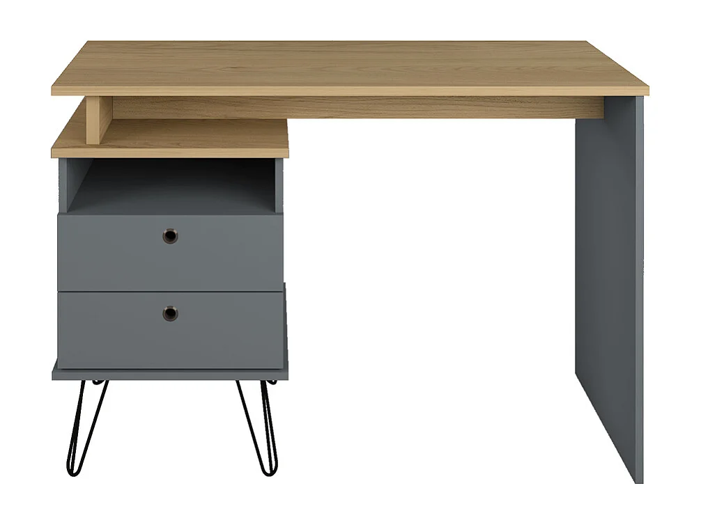 Bureau modulable  panneaux de fibres gris FLEX