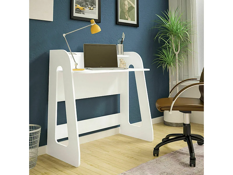 Bureau  panneaux de fibres blanc FILIUS