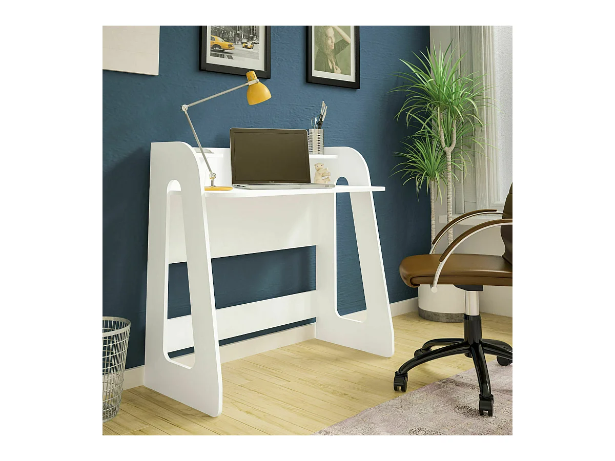 Bureau  panneaux de fibres blanc FILIUS