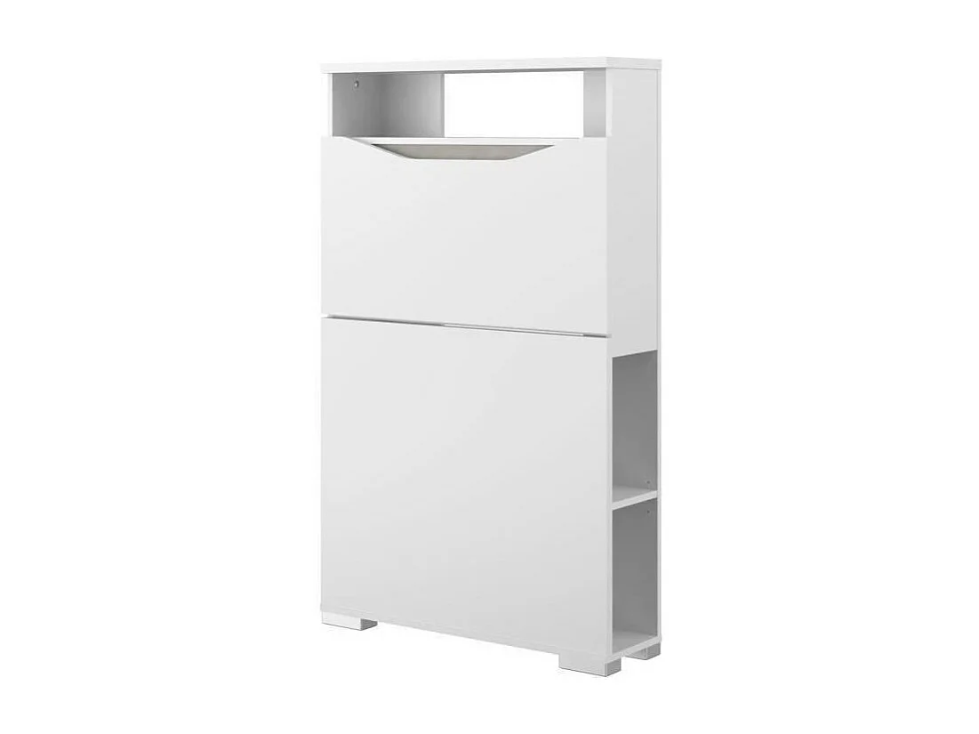 Console - Panneau de particules revetu mélamine Blanc Brillant -78,4X129,2X22,2 - Be alive