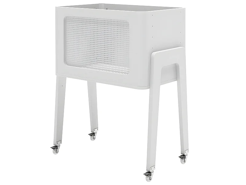 Berceau modulable 40x70 cm bois massif blanc ANDRÉA