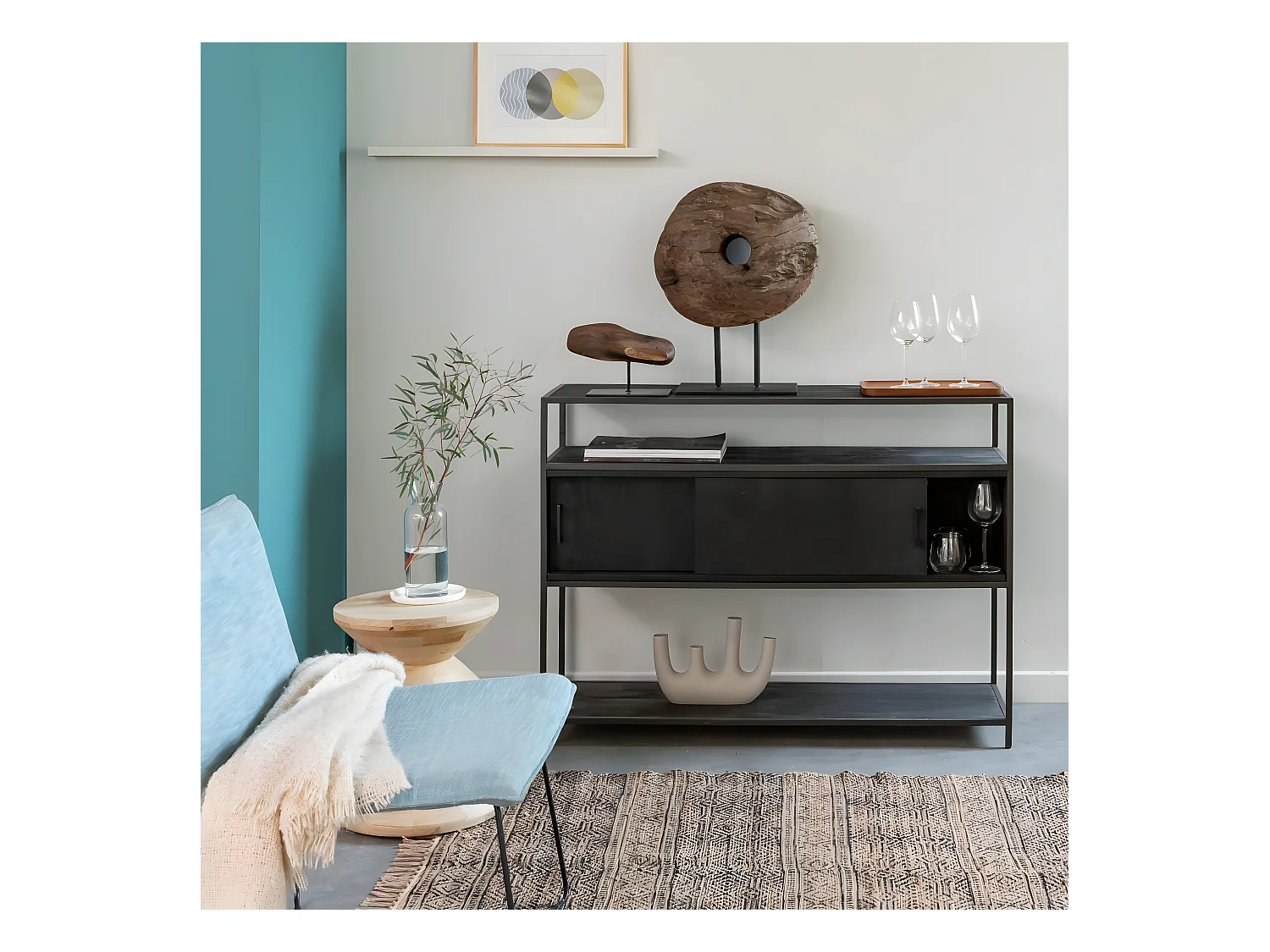 Console en bois de manguier Lilian