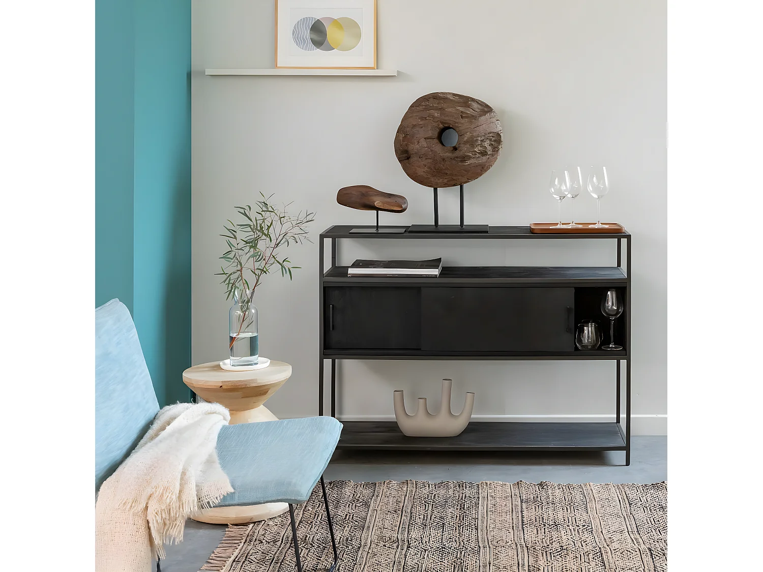 Console en bois de manguier Lilian