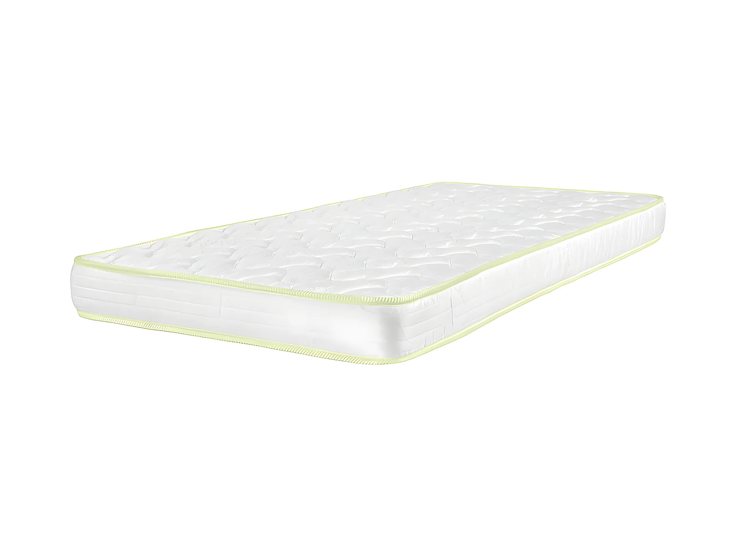 Pack lit mi-hauteur avec matelas 90x190 cm bois massif blanc VICTORIA