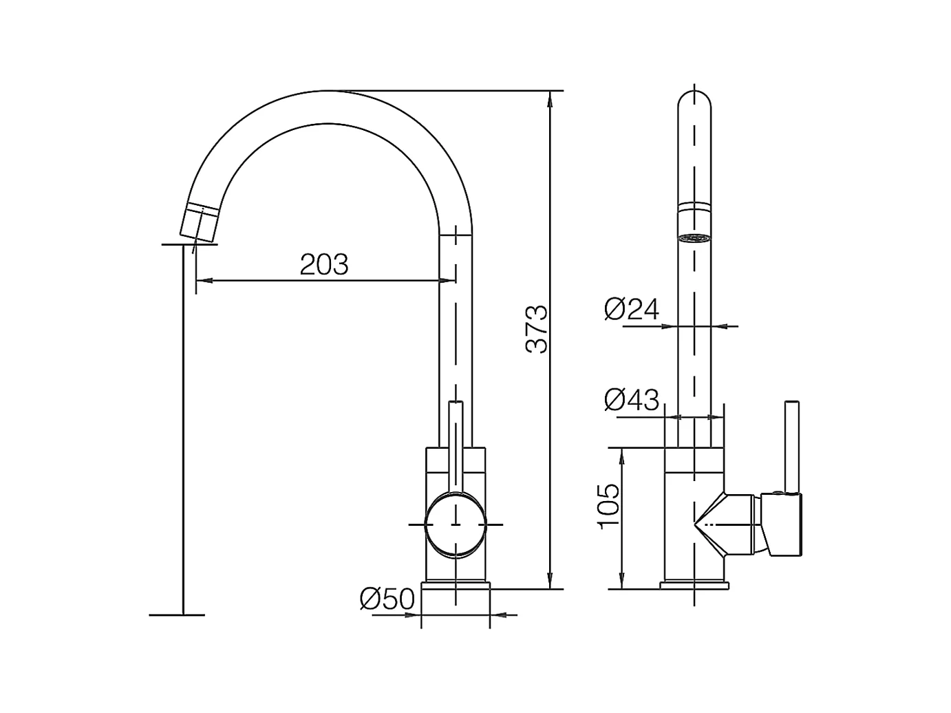 Mitigeur Évier Cuisine noir mat - Design moderne – LYON IMEX
