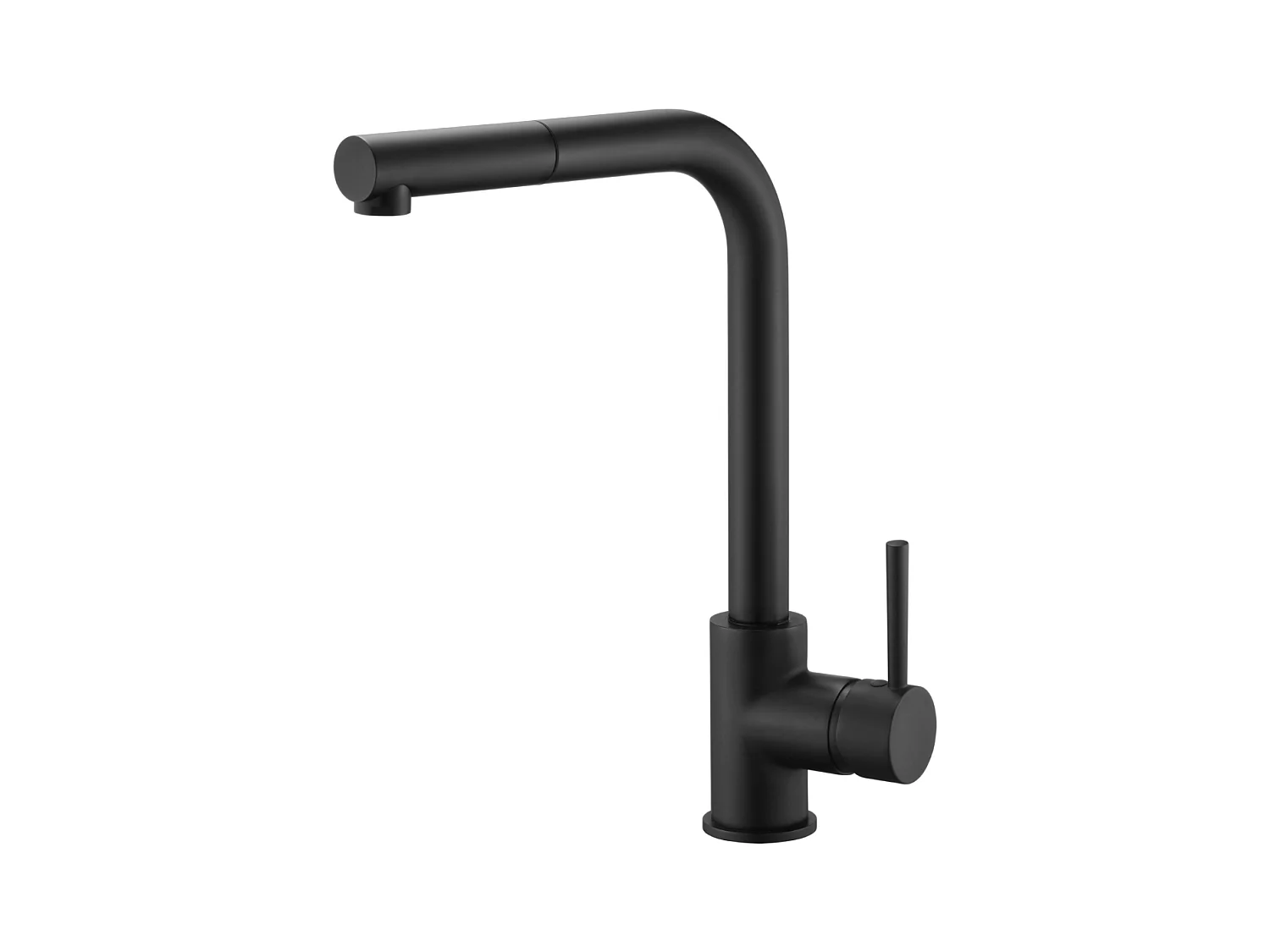 Mitigeur Évier Cuisine avec douchette extractible noir mat - Design moderne – MALTA IMEX