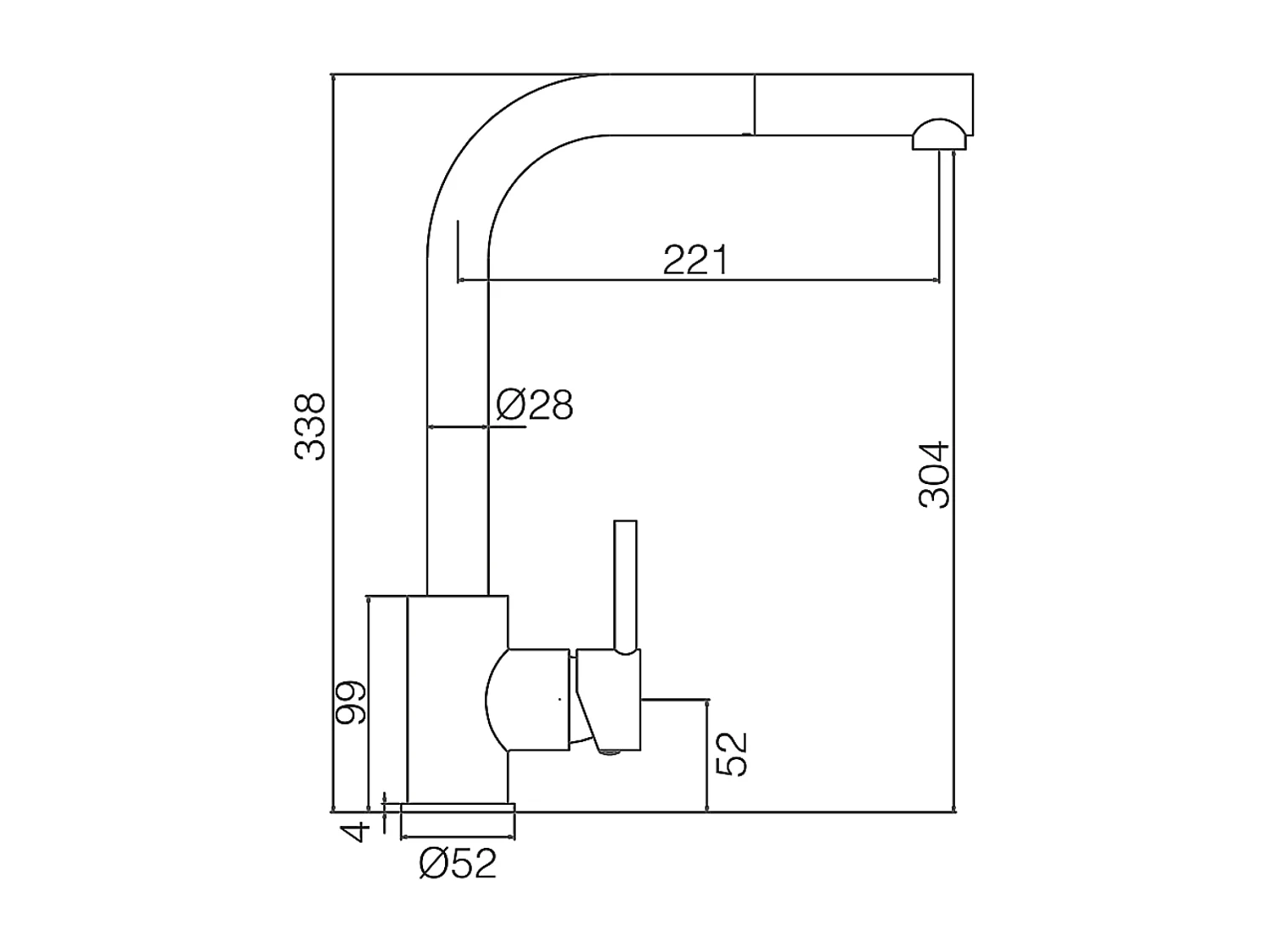 Mitigeur Évier Cuisine avec douchette extractible acier inoxydable - Design moderne – MALTA IMEX
