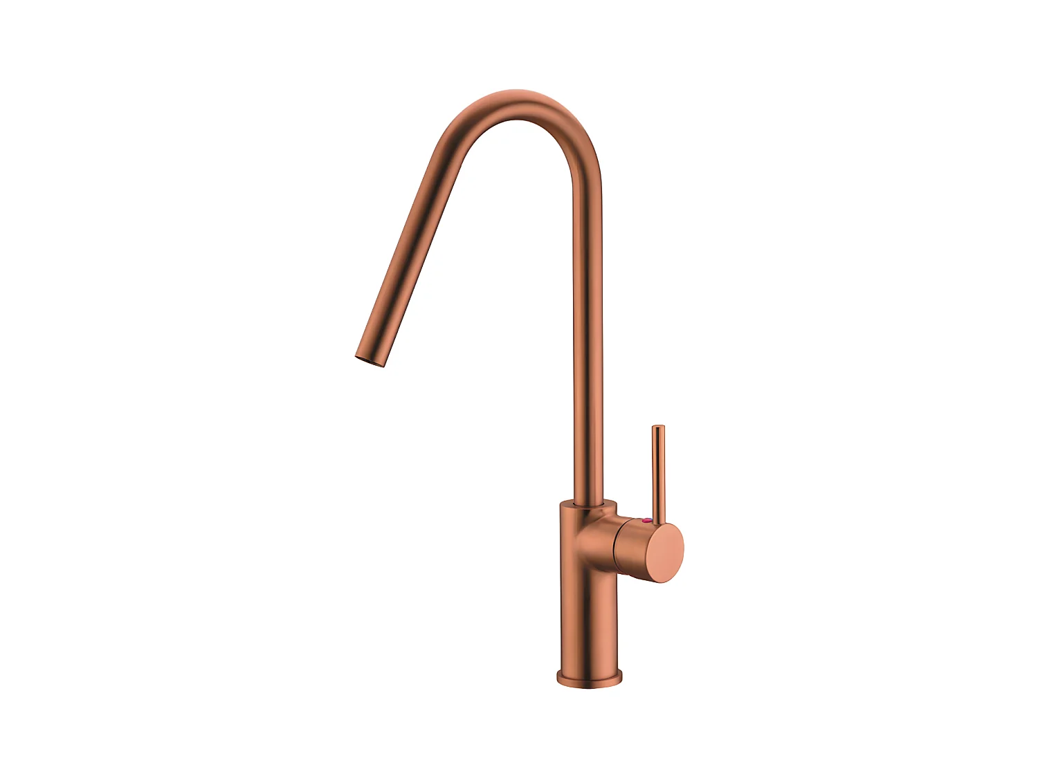 Mitigeur Évier Cuisine avec douchette extractible or rose brossé - Design moderne – KENIA IMEX