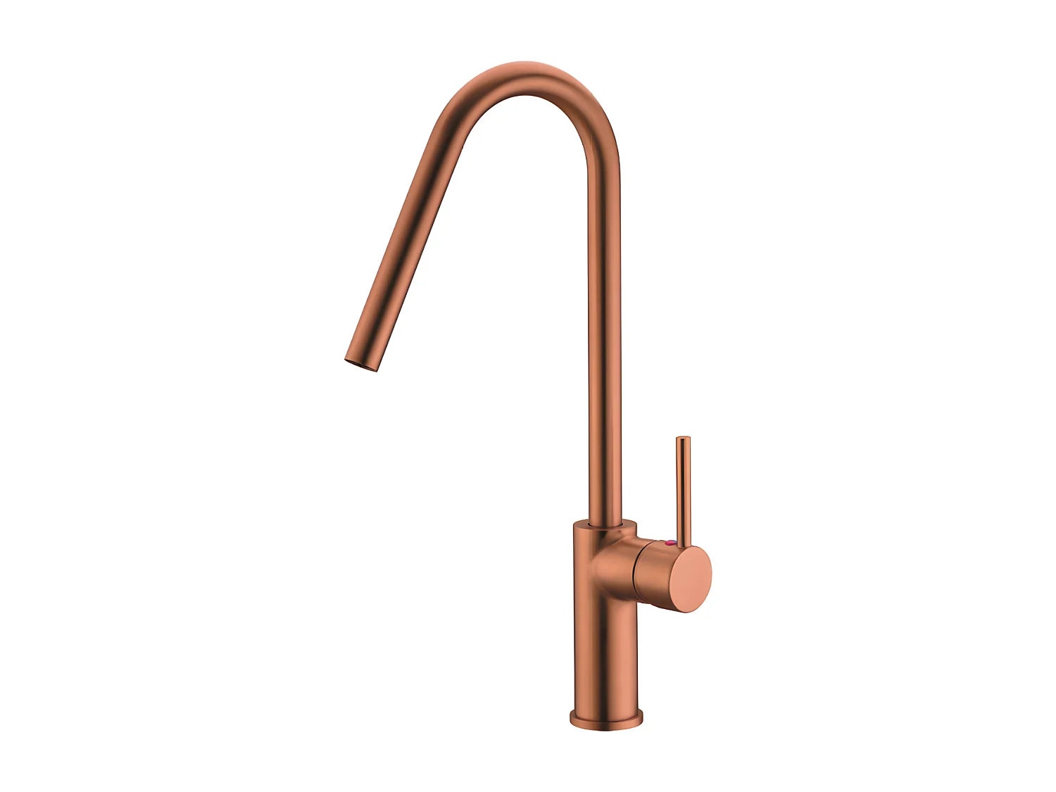 Mitigeur Évier Cuisine avec douchette extractible or rose brossé - Design moderne – KENIA IMEX