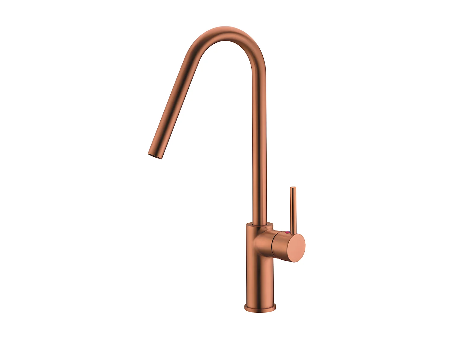 Mitigeur Évier Cuisine avec douchette extractible or rose brossé - Design moderne – KENIA IMEX