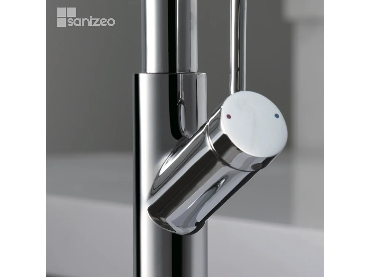 Mitigeur Évier Cuisine avec douchette extractible chromé - Design moderne – SENA IMEX