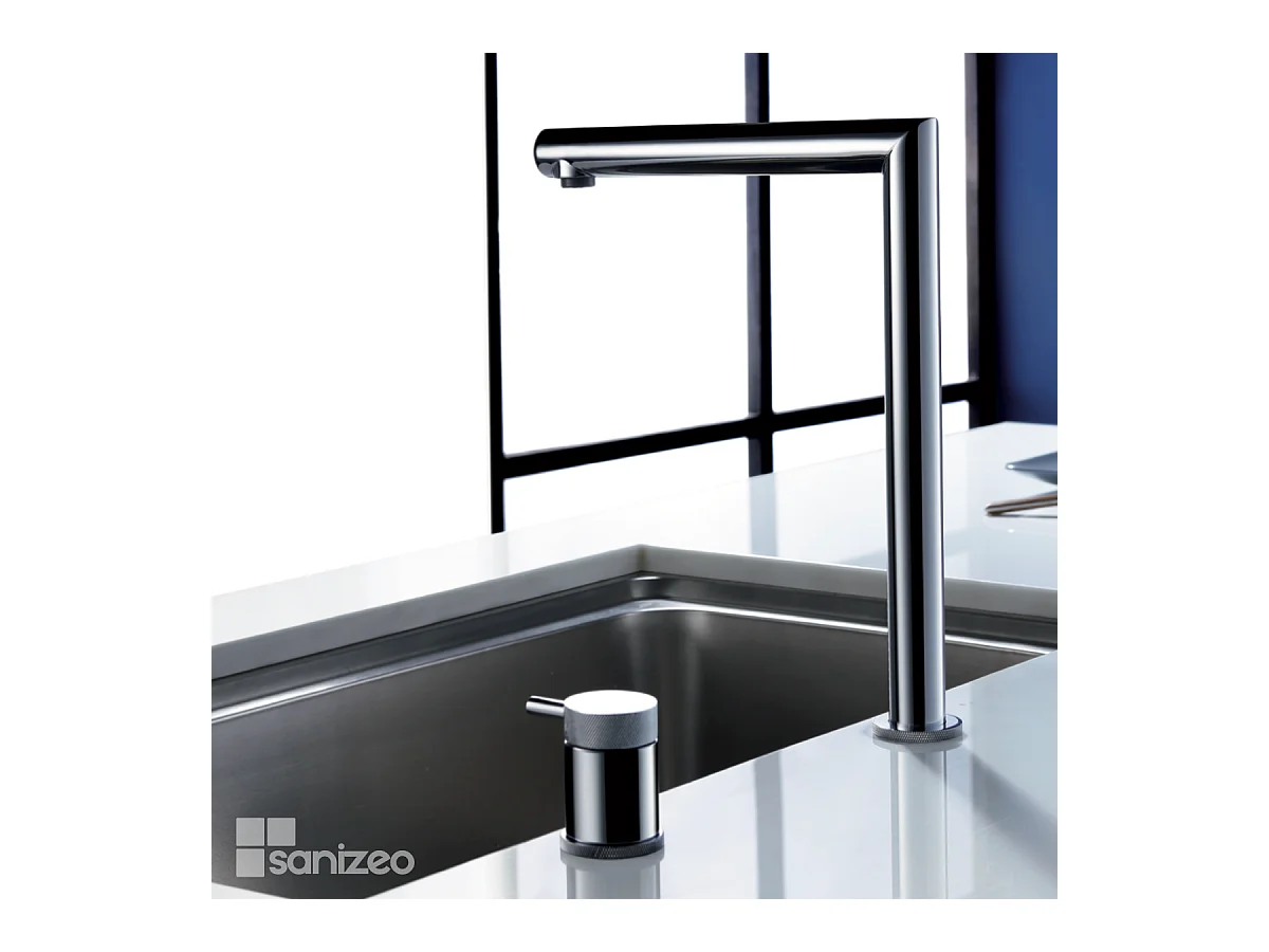 Mitigeur Évier Cuisine rétractable chromé – Design moderne et Économie d’eau - ITACA IMEX