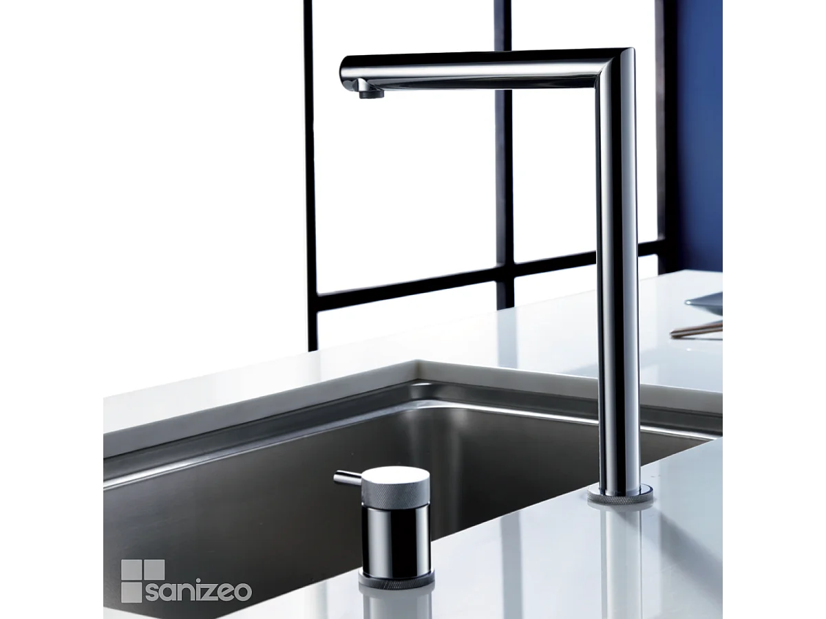 Mitigeur Évier Cuisine rétractable chromé – Design moderne et Économie d’eau - ITACA IMEX