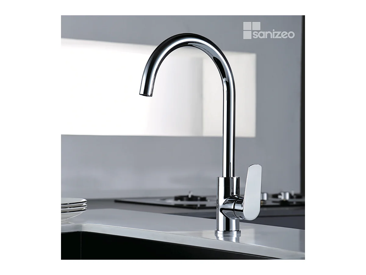 Mitigeur Évier Cuisine chromé - Design moderne – BELGICA IMEX