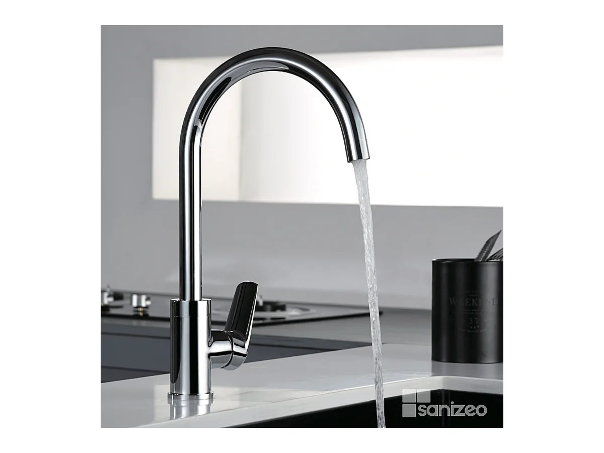 Mitigeur Évier Cuisine chromé - Design moderne – BELGICA IMEX