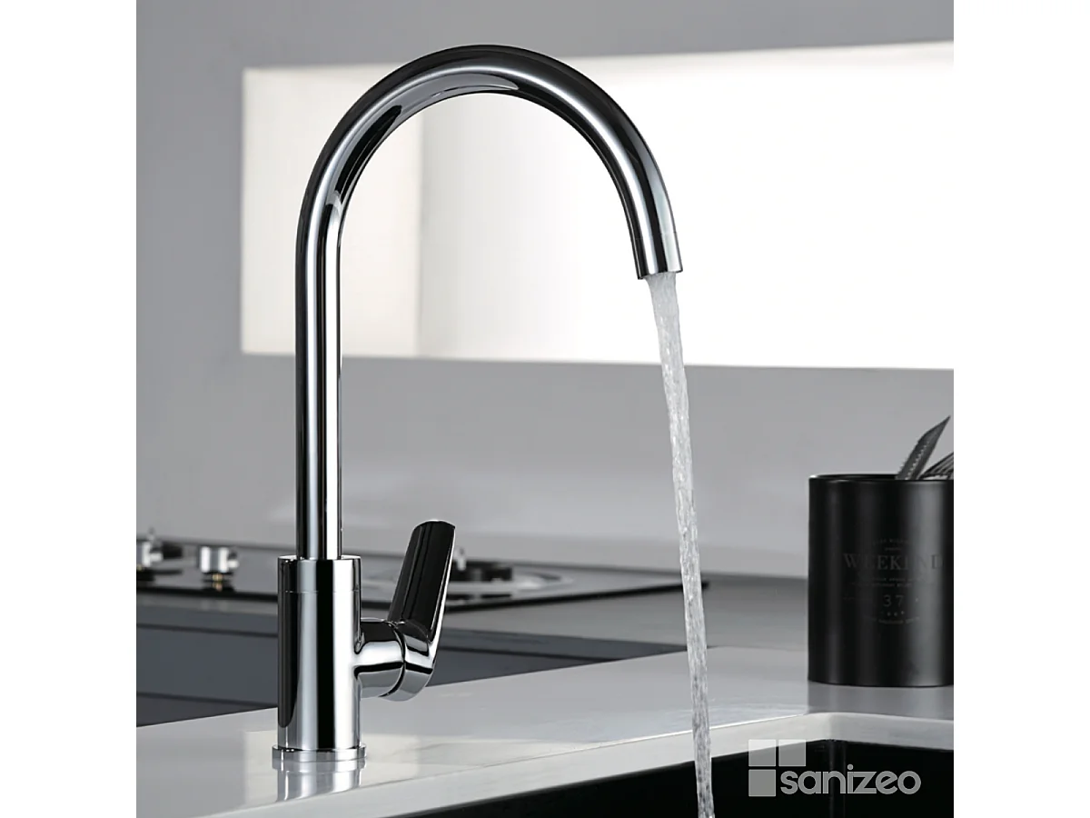 Mitigeur Évier Cuisine chromé - Design moderne – BELGICA IMEX