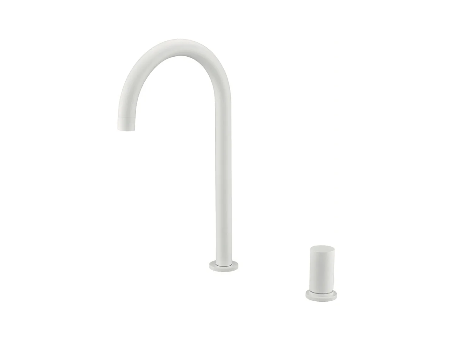 Mitigeur Évier Cuisine blanc mat - Design moderne – MANACOR IMEX