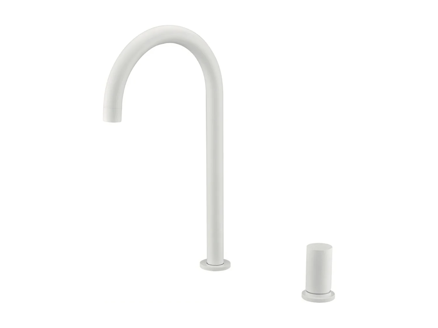 Mitigeur Évier Cuisine blanc mat - Design moderne – MANACOR IMEX