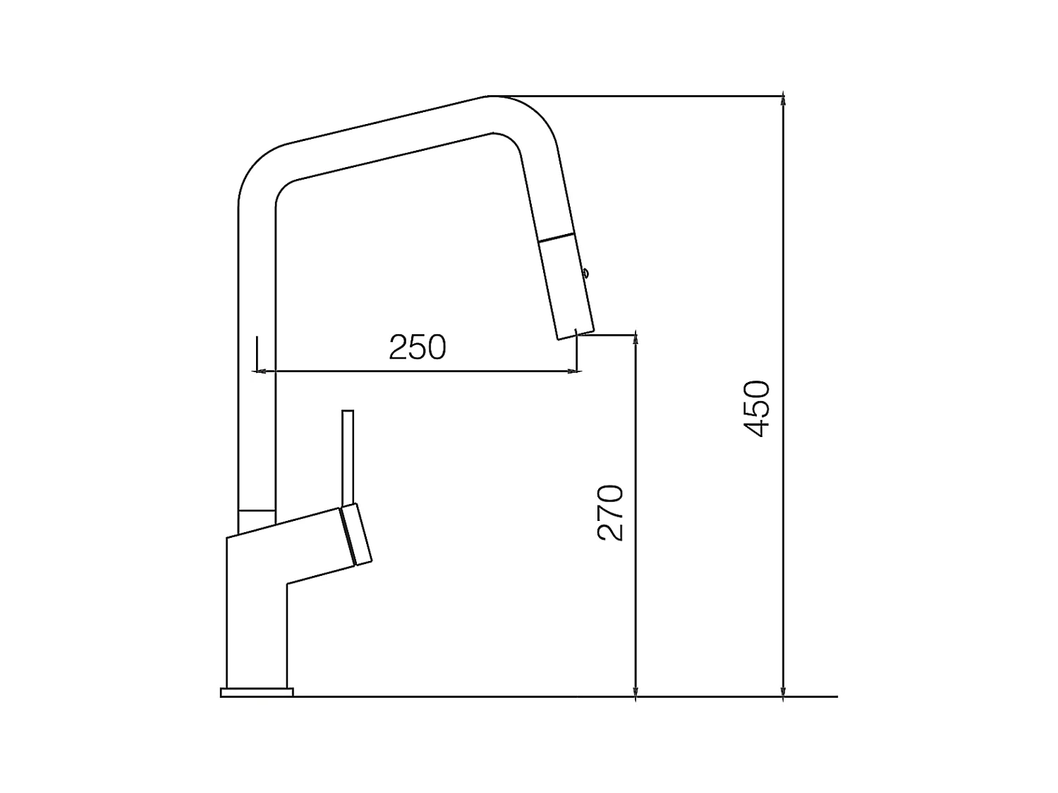 Mitigeur Évier Cuisine avec douchette extractible noir mat - Design moderne – BONN IMEX