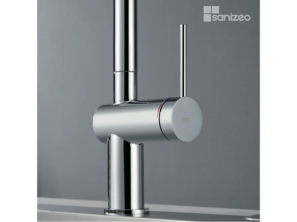 Mitigeur Évier Cuisine avec douchette extractible chromé - Design moderne – BERNA IMEX