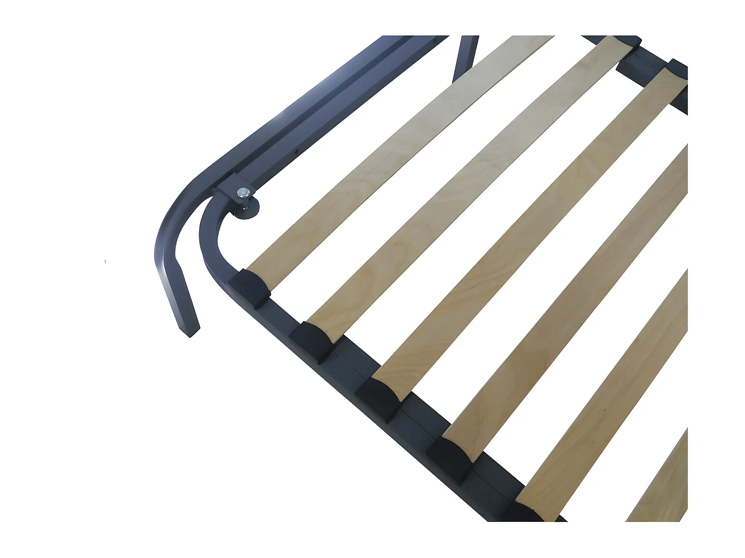 Sommier supérieur 80x190 cm metal gris STRATA