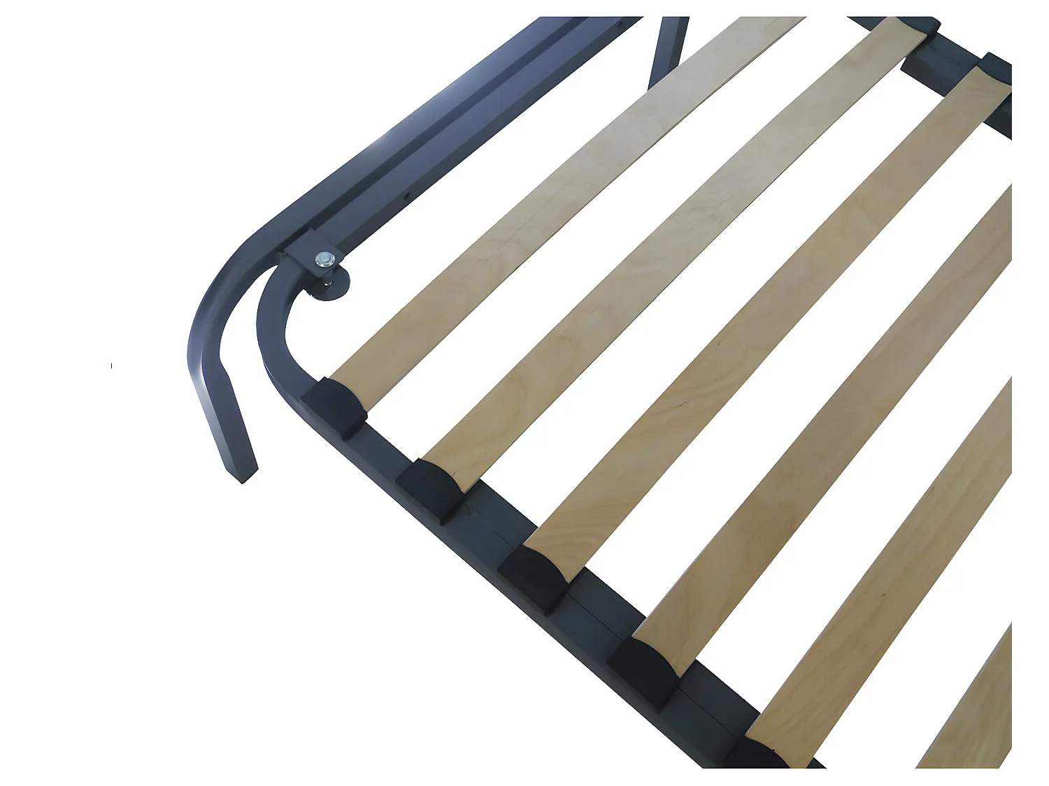 Sommier supérieur 80x190 cm metal gris STRATA