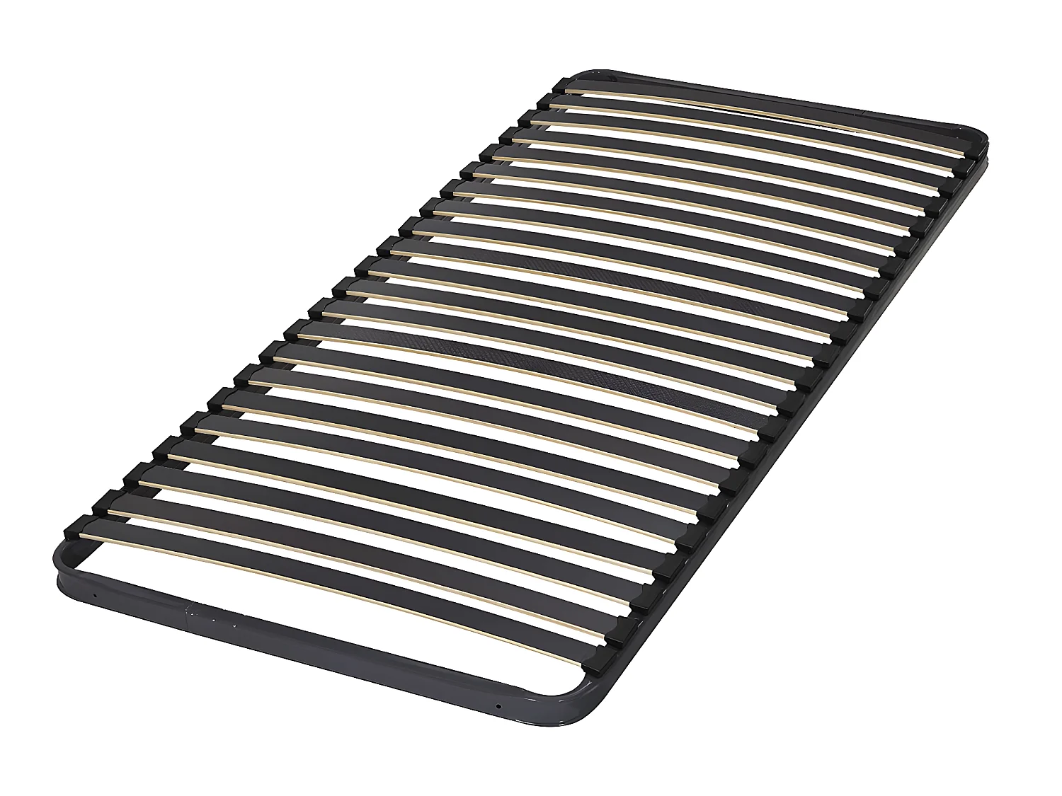 Sommier 70x190 cm metal gris MIRA