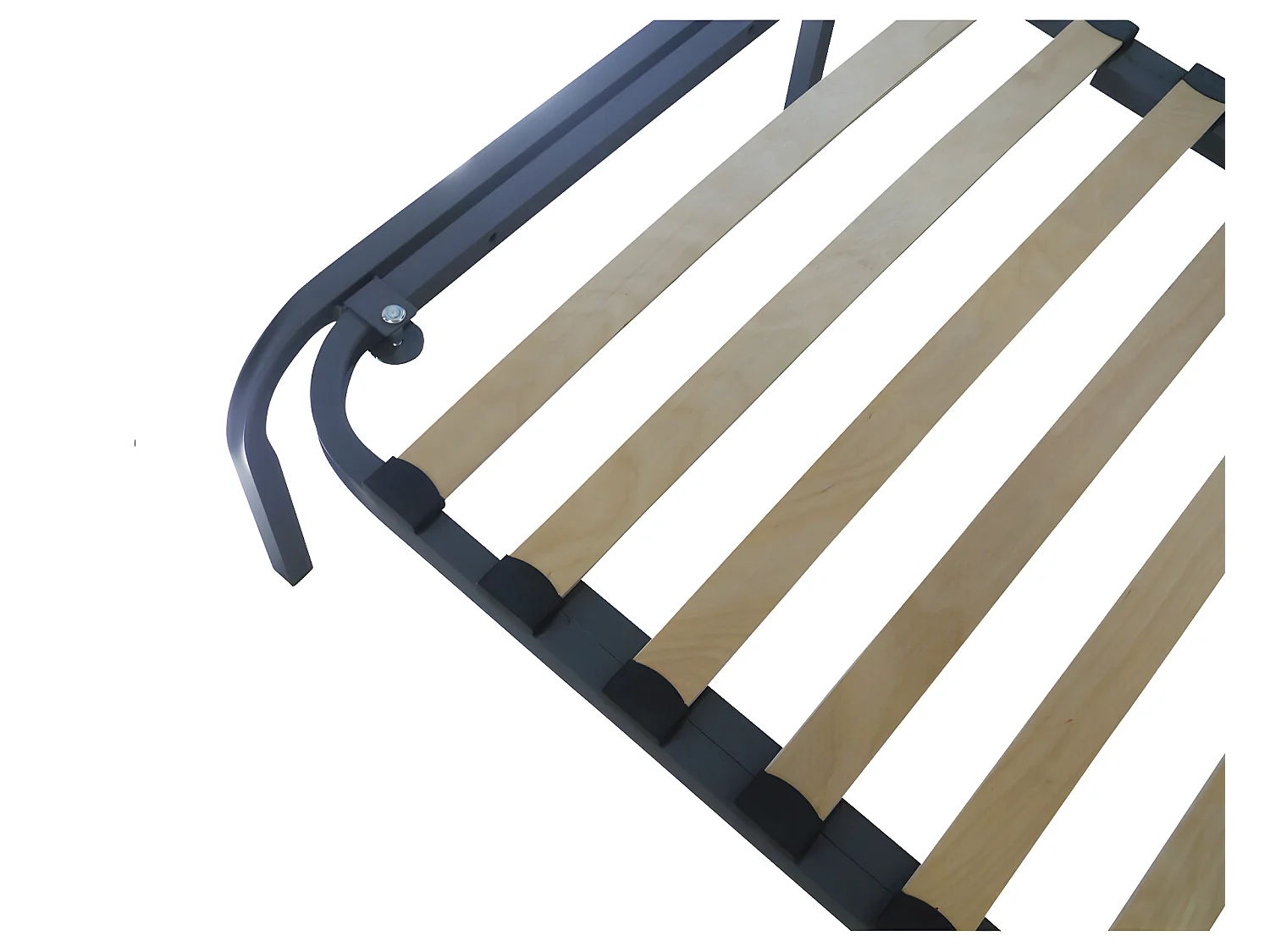 Sommier supérieur 90x190 cm metal gris STRATA