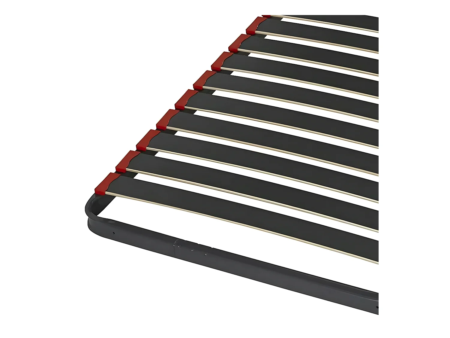 Sommier 120x190 cm metal noir CLAVA