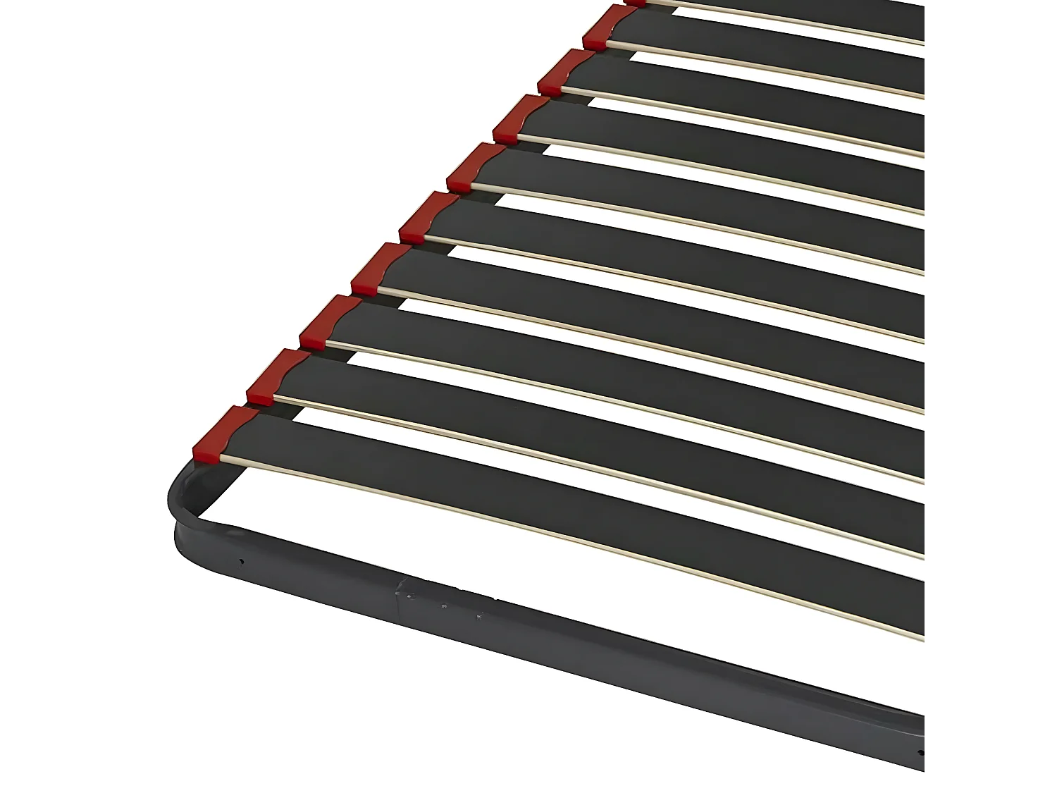 Sommier 90x200 cm metal noir CLAVA