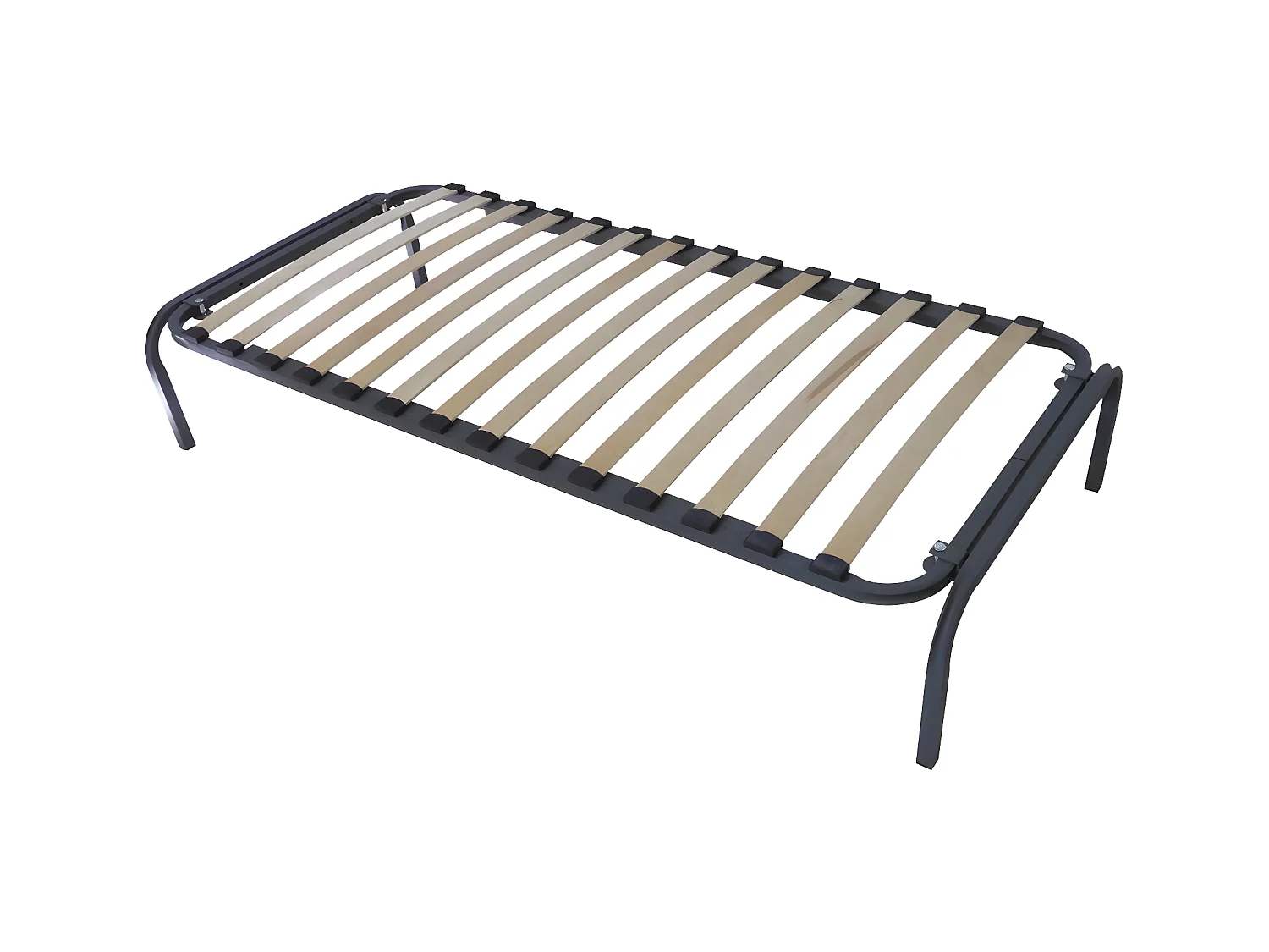 Sommier supérieur 80x200 cm metal gris STRATA