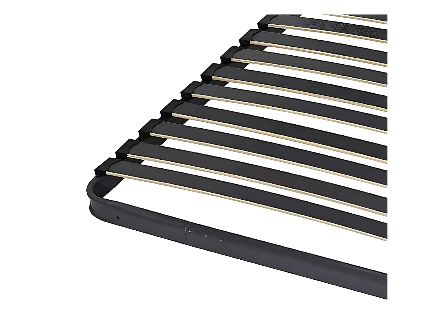 Sommier 80x200 cm metal gris MIRA