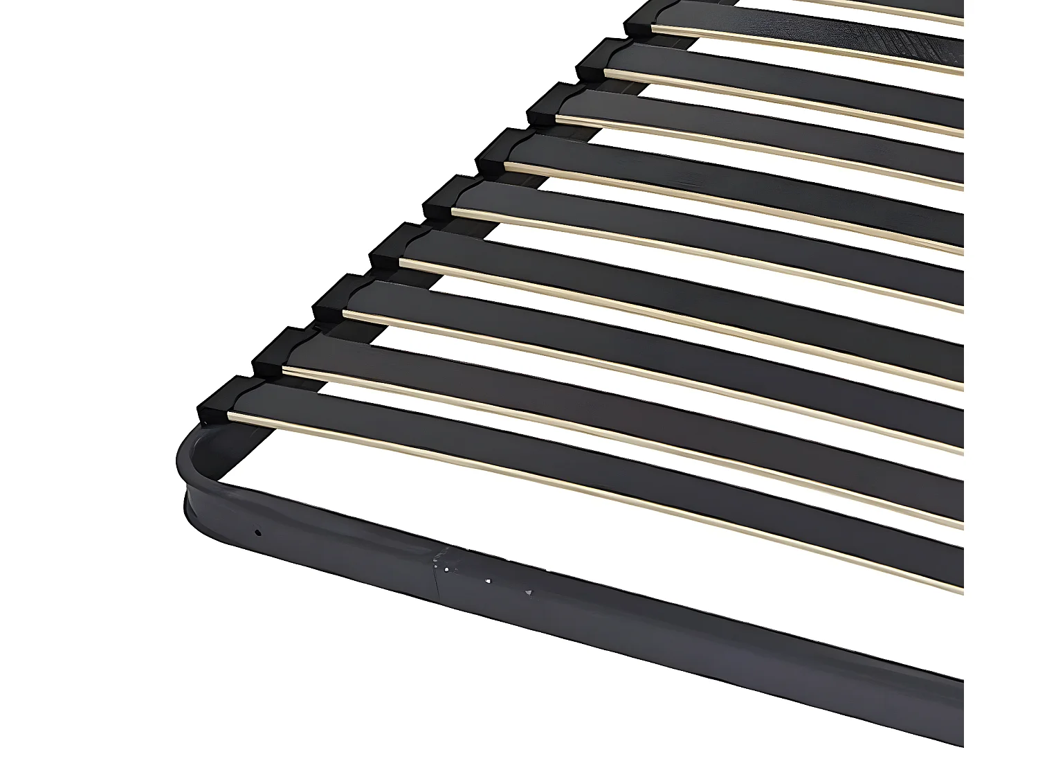 Sommier 80x200 cm metal gris MIRA