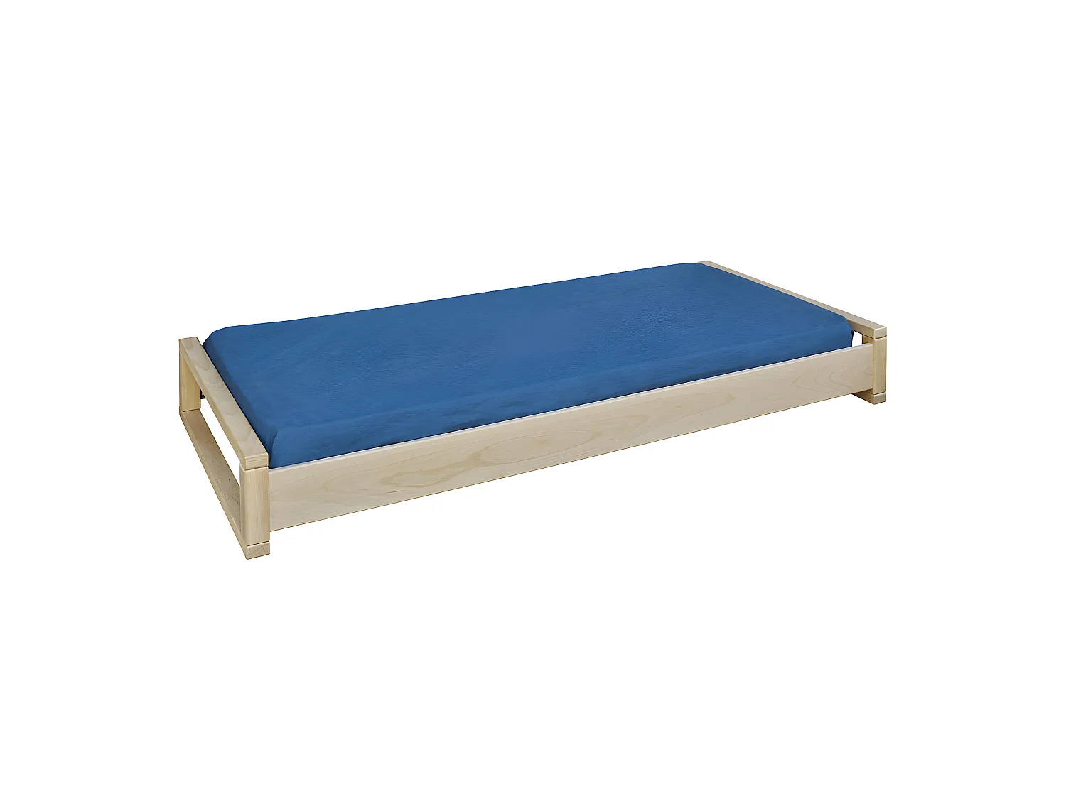 Lit empilable 90x190 cm bois massif bois POKA
