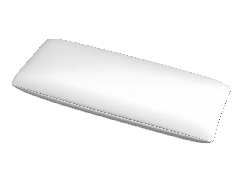 Oreiller à mémoire de forme 60x40 cm polyester blanc KALÉA