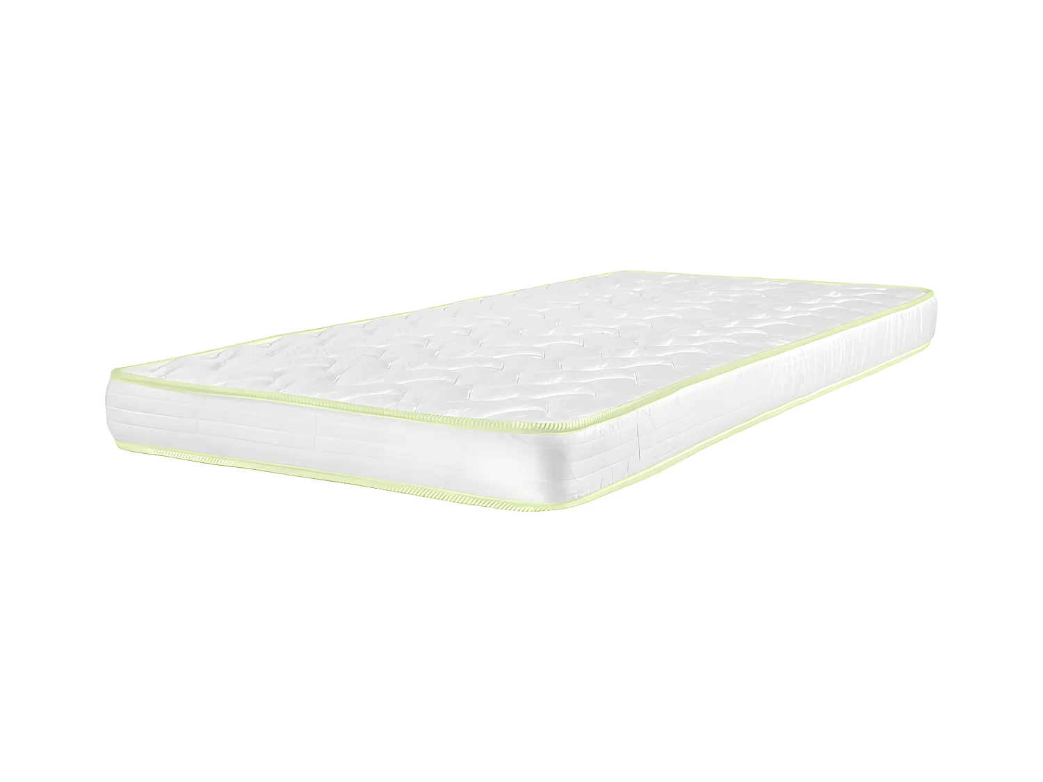 Pack lit avec matelas 120x190 cm bois massif bois naturel MELBA