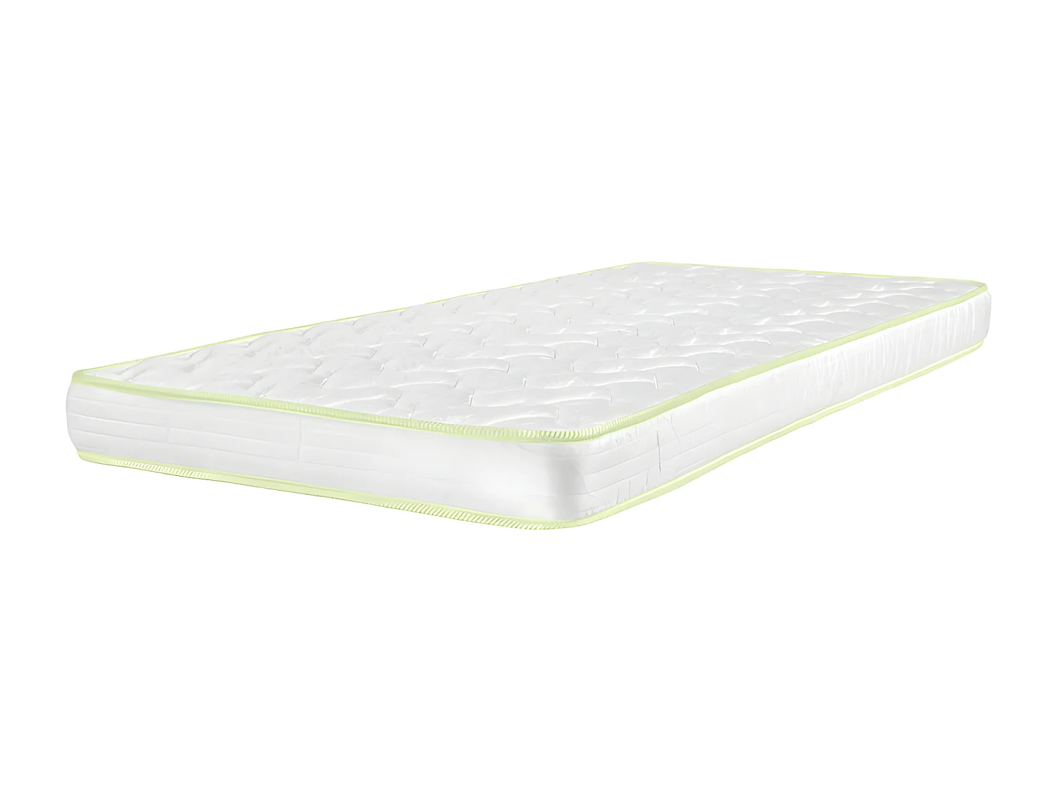 Pack lit avec matelas 120x190 cm bois massif bois naturel MELBA