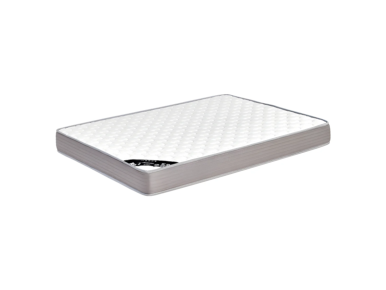 Pack lit avec matelas 140x200 cm bois massif bois HOLDA