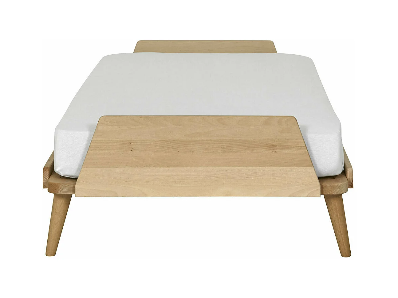 Lit 90x190 cm bois massif bois naturel KARL