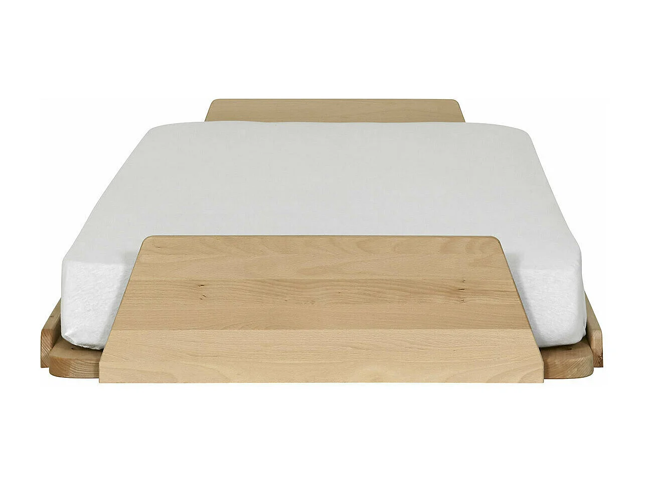 Lit 90x190 cm bois massif bois naturel KARL