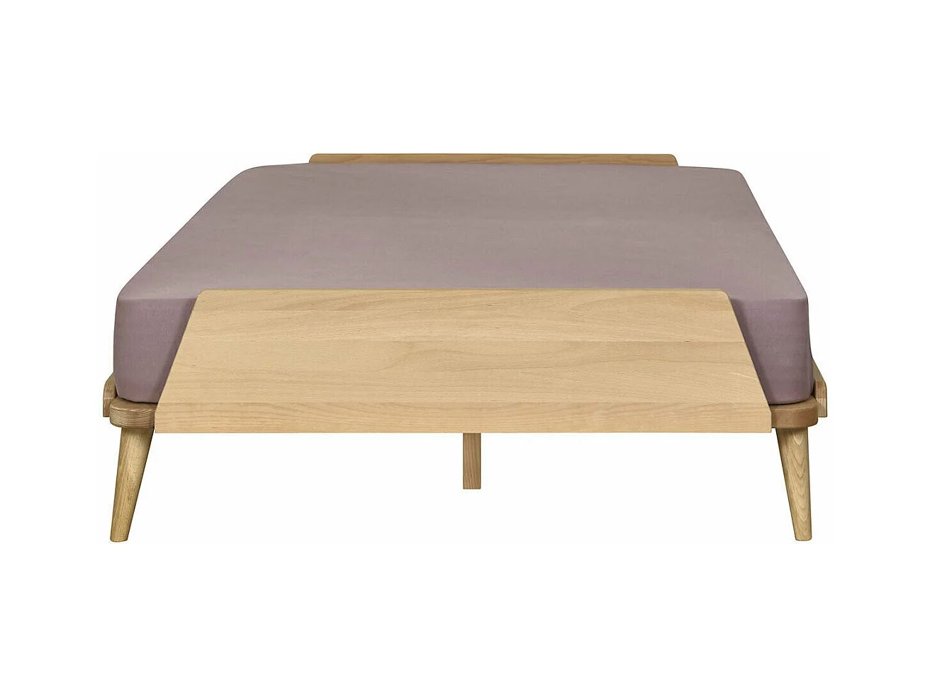 Lit 120x190 cm bois massif bois naturel KARL