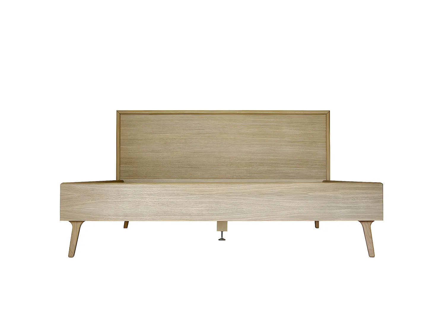 Pack lit avec matelas 160x200 cm bois massif bois HOLDA