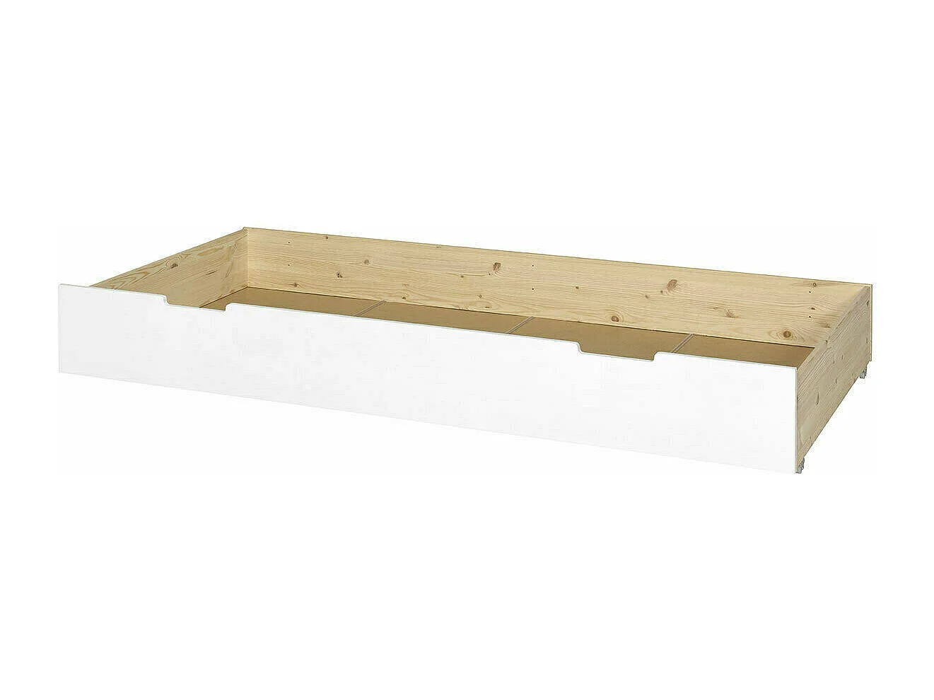 Lit cosy avec tiroir 90x190 cm panneaux de fibres blanc PLAY