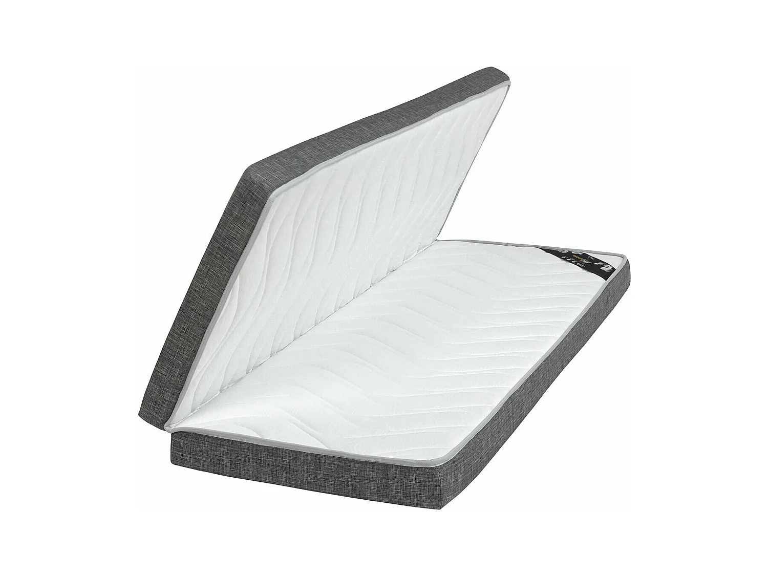 Pack lit extensible avec matelas 80x200 cm bois massif bois NANDO